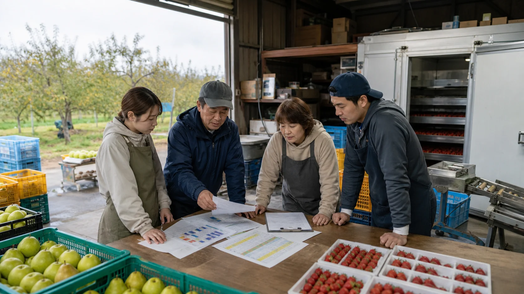 久喜市で物流繁忙期の燃料・外注費、製造案件の検収、果樹・いちごの作付と収穫、食品在庫の積み増しに備え在庫・設備・支払予定を確認する事業者
