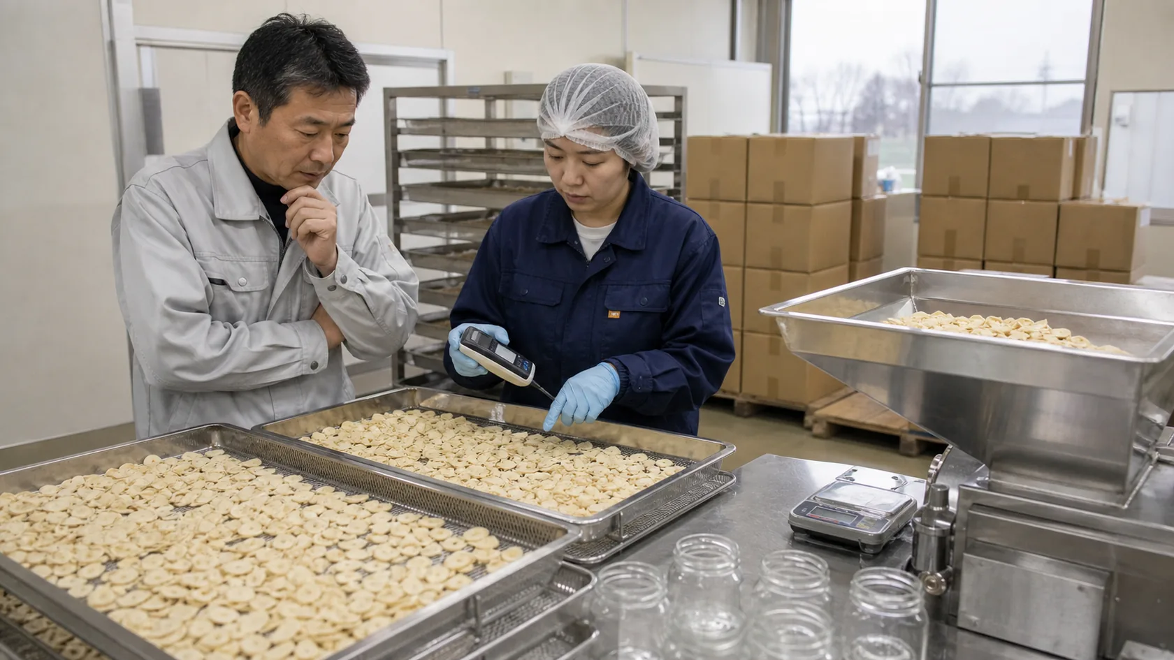 水巻町のでかにんにくの乾燥・粉砕・調合・瓶詰め出荷で在庫・設備容量・出荷予定を確認する担当者