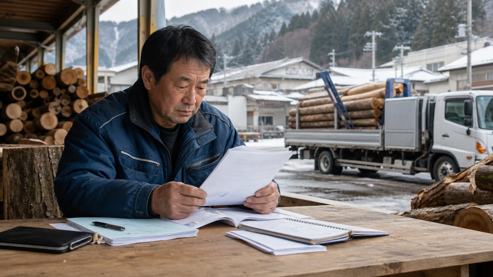 新見市で冬季前の燃料・飼料・除雪費、設備定修前の部品・外注費、出荷前の保管・運送費、工事着手前の資材費の支払いを点検する事業者