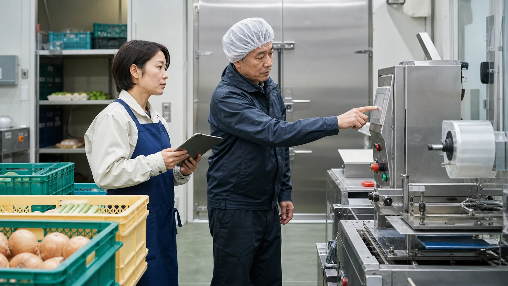 大崎市で作付け・収穫期の資材購入、燃料・飼料相場、冷蔵保管、製造検収が重なる時期に備えて在庫と設備稼働を確認する現場