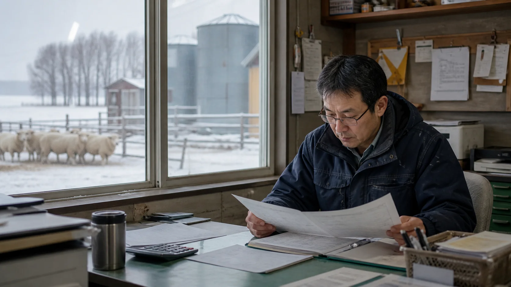 士別市で春の種苗・肥料・飼料調達、夏秋の収穫人員・乾燥調製、畜産の飼料・獣医費、食品加工の原料・包材、冬の暖房・除雪・工事費の支払いを点検する事業者