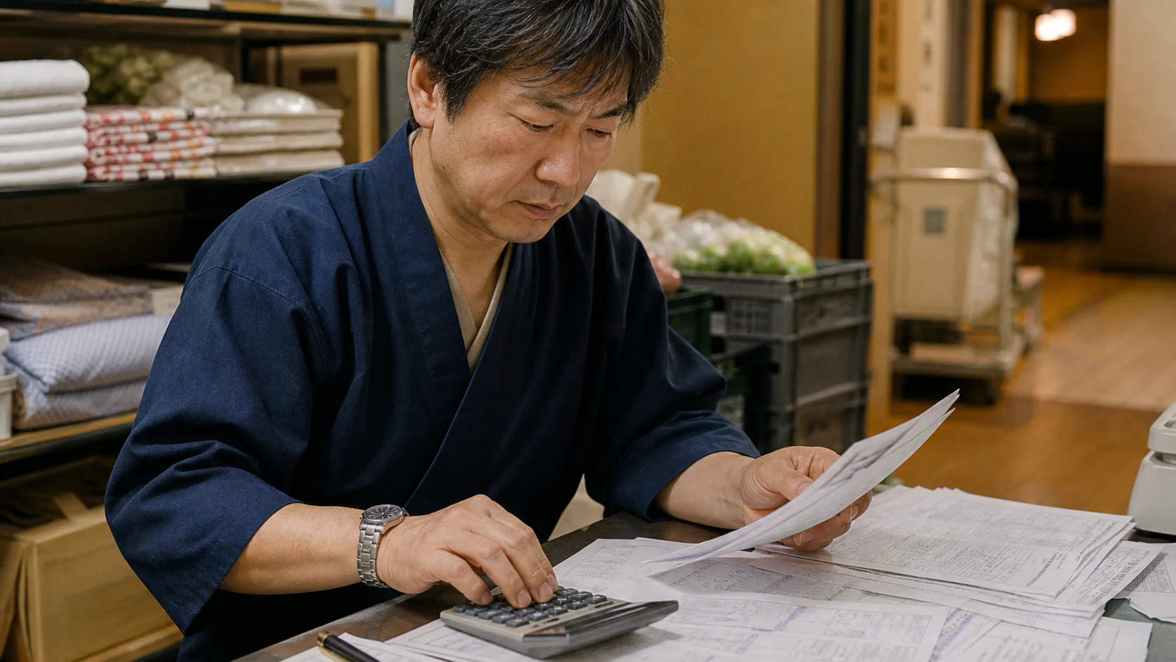 渋川市で観光繁忙期前の食材・人員、量産材料、作付け資材、夏冬の季節運転資金の支払いを点検する事業者