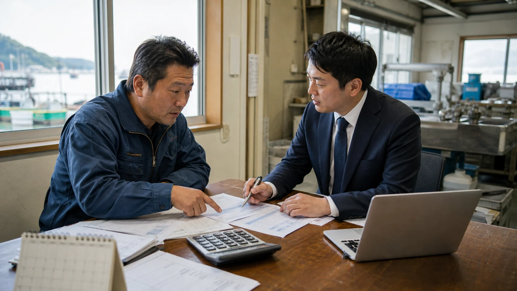 土佐清水市で漁期前の漁具・燃料、宗田節加工前の原魚・薪、観光期前の修繕・採用、空き店舗改修前の工事費の支払いを点検する事業者