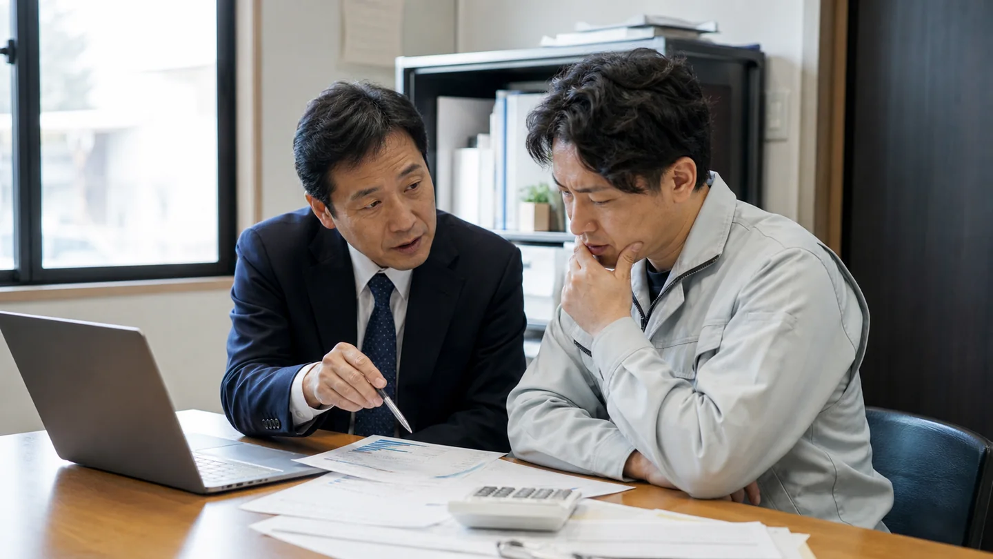急ぎのビジネスローン申込前に不足額と返済余力を確認する経営者