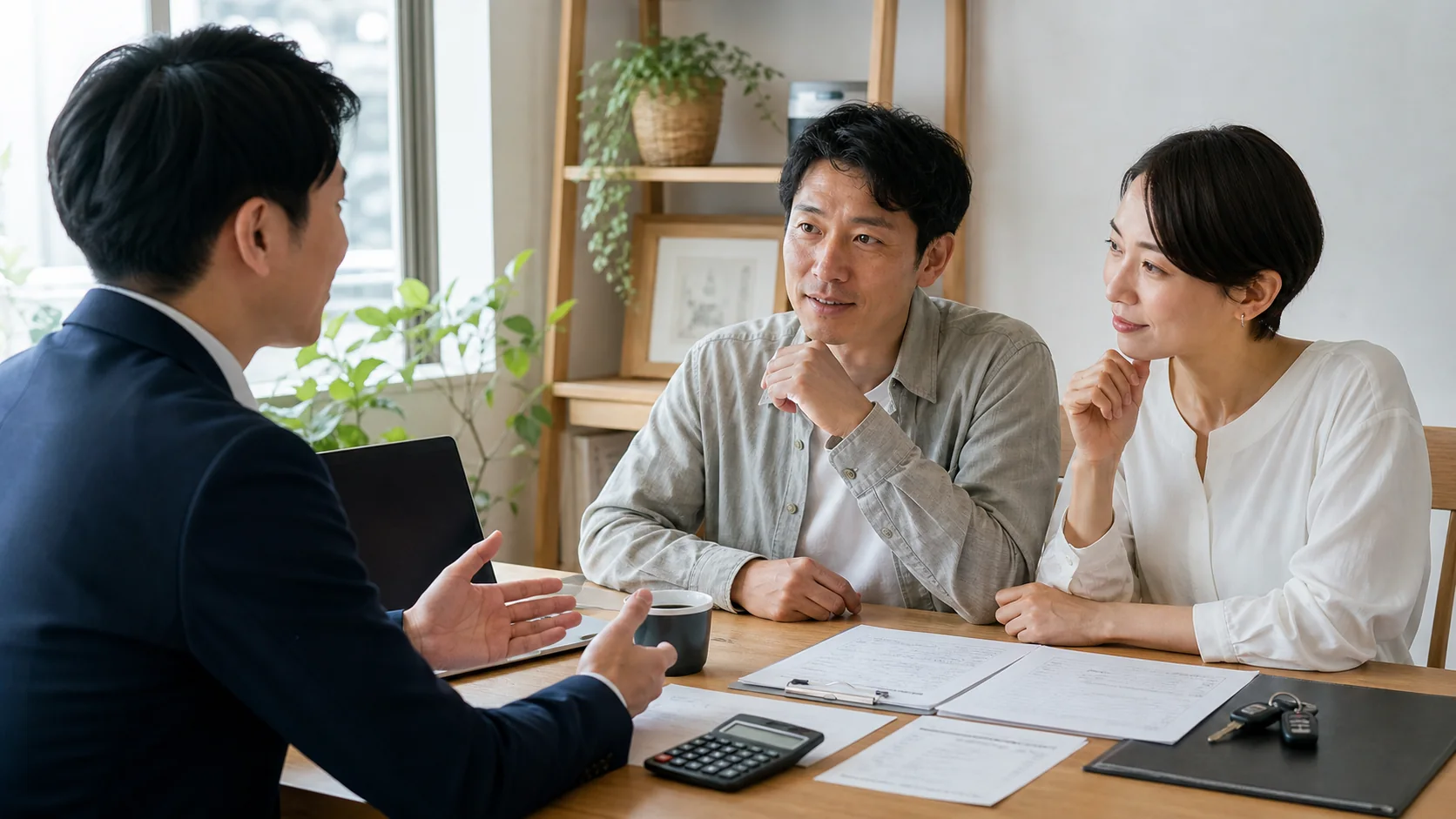個人事業主が公的融資と民間手段を比較する相談場面